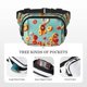 thumbnail image 5 of Balery Floating Colorful Cereal Mochila Cinturón para Mujeres y Hombres, Bolsa de Cintura Impermeable de Doble Capa con Correa, 5 of 9