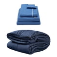 thumbnail image 1 of Edredón King Size Homy Azul + Sábanas Royal Azul, 1 of 8