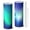 White-2, variant on 20oz Stainless Steel Skinny Tumbler with Telescopic Straw, Vacuum Insulated Slim Travel Cup, 360° Full Wrap Printed, Fluid Smoke Aurora Art Style