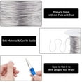 thumbnail image 4 of 1Roll 28 Gauge 984FT 304 Stainless Steel Binding Wire for Jewelry Making Strapping Sculpture Frame Cleaning Brushes Making, 4 of 9