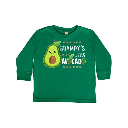 

Inktastic Grampy s Little Avocado with Cute Baby Avocado Gift Toddler Boy or Toddler Girl Long Sleeve T-Shirt