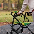 thumbnail image 4 of COEQINE Jamaican Flag Rollator Seat Back Cover for Women Butterfly Universal Walker Seat Cover for Men 2 Pieces Walker Seat & Covers with Wide Back, 4 of 7