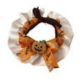thumbnail image 2 of Disfraz de calabaza para Halloween para mascotas, accesorio decorativo para Halloween, babero para mascotas pequeñas, medianas, niñas, niños, gatos y Naranja S, 2 of 8