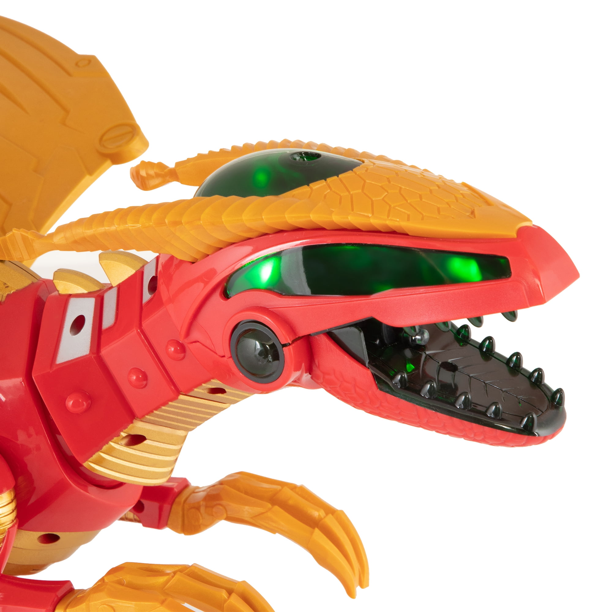 Remote Control Dinosaur Toy, Intelligent Dinosaur Robot with Spray Mist and Battle Mode for Toddler 3-6 Year Old, Red & Gold Remote Control Dinosaur Toy, Intelligent Dinosaur Robot with Spray Mist and Battle Mode for Toddler 3-6 Year Old, Red & Gold