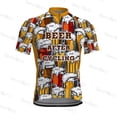 thumbnail image 4 of Colección clásica de cerveza retro, camiseta de ciclismo de secado rápido, para motociclismo, carreras, cross country, equipo, bicicleta, deportes esenciales, manga corta, 4 of 5