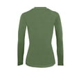 thumbnail image 3 of ACTIVE UNIFORMS Under Scrub Tee Crew Neck Long Sleeve T-Shirt Underscrubs Tee Pack of 5 (Dill Green, X-Small), 3 of 6