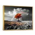 thumbnail image 2 of Designart "Rainbow Shades Of Colorlessness horizon III" Rainbow Floater Framed Wall Art Print, 2 of 7