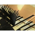 thumbnail image 4 of Ambesonne Venice Quilted Bedspread Set 3 Pcs, Romantic City at Sunrise, Queen Size, Mustard and Black, 4 of 5