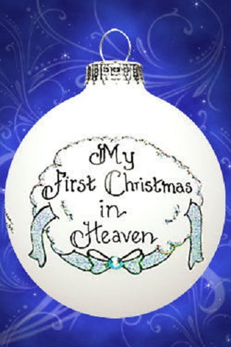baby first christmas in heaven ornament