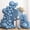 Dusty Blue, variant on 135pcs Black Balloons Different Sizes 18 12 10 5 Inch for Garland Arch, Latex Balloon for Halloween Party Birthday Wedding Decorations