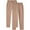 Khaki, variant on Men's Casual Pants Hop Workout Joggers Solid Color Track Lace Up Comfortable Pants With Pocket Stylish Streetwear 2PCS