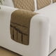 thumbnail image 5 of Billuyoard Organizador de sofá y sillón, bolsa para sofá, gran capacidad de almacenamiento, fácil de usar y limpiar, para guardar tabletas, Almacenamiento y organización del hogar Caqui 32*86 cm, 5 of 6