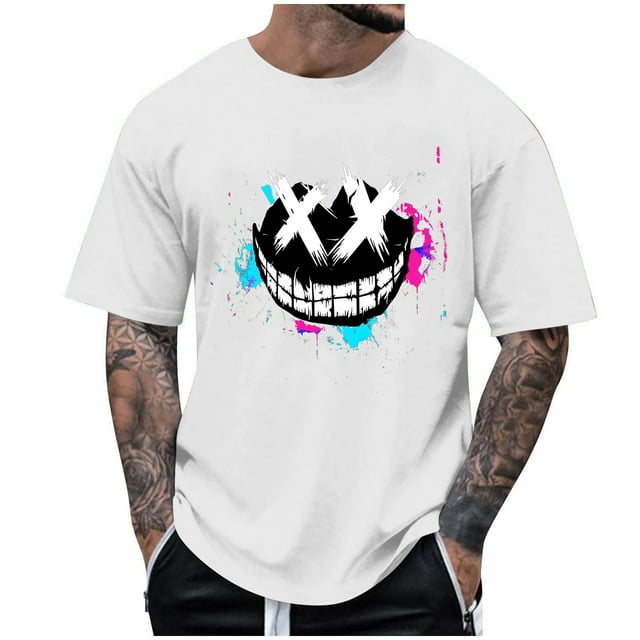 T-shirts à Col Rond pour Hommes, Séchage Rapide, Polyester, Manches Courtes, Décontractés, Été, Coupe 3D pour Sports et Exercices