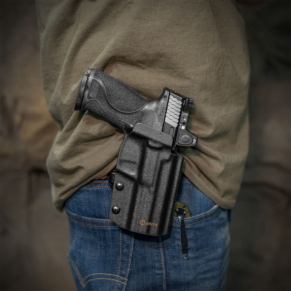 GRITR OWB Kydex Right Hand Pistol Holster Fits Smith & Wesson M&P9/M&P40