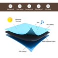 thumbnail image 3 of Funda para muebles de patio Vailge 600D, impermeable, redonda, para exteriores, 3 of 8
