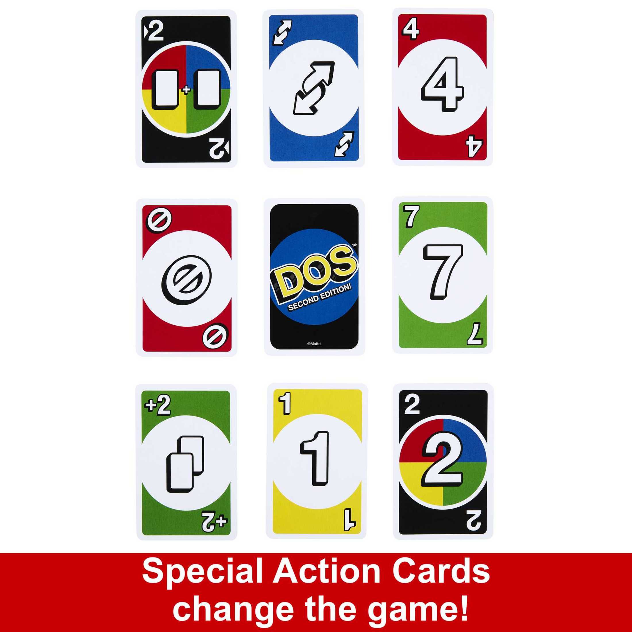 UNO DOS Second Edition Card Game photo 5