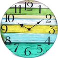 thumbnail image 1 of OUSITAID Modern Simple Silent Wall Clock with Vintage Mid-Century Style Design for Living Room Bedroom Decor - 4#, 1 of 6