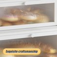 thumbnail image 7 of Double Layer Bamboo Bread Box for Kitchen Counter,Bread Holder,Countertop Bread Storage with Window (White), 7 of 7