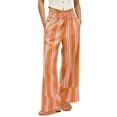 thumbnail image 2 of High Waist Women Striped Print Patchwork Loose Casual Pants Wide Leg Trousers, 2 of 5
