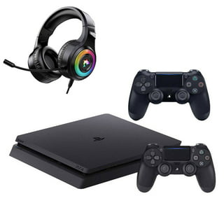 Sony PlayStation 4 Pro Glacier 1TB Gaming Consol White 2 Controller  Included with Call of Duty Ghosts BOLT AXTION Bundle Like New 