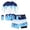 4Blue15, variant on XAOFW Boy's Swimsuit Sets Two Piece Swimwear With Ice Print Long Sleeve Summer Swim Shirts And Shorts For Toddler Kids Water Play Soft Swim Wear 2-3 Years