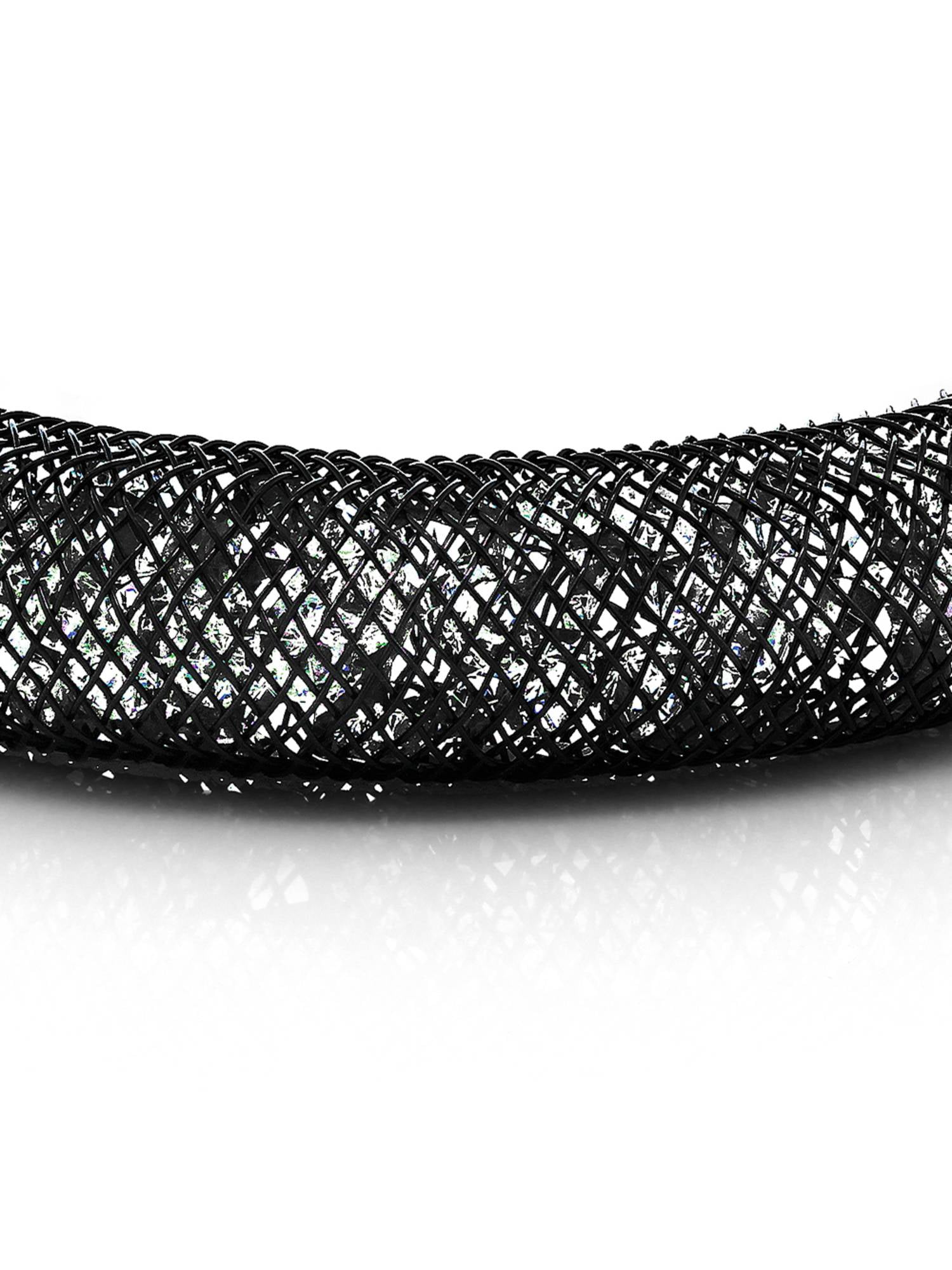 Three 8 Inch Stardust Mesh Bracelets with Magnetic Clasp 3 