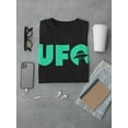 thumbnail image 3 of Ufo Text T-Shirt Men -Image by Shutterstock, Male Large, 3 of 4