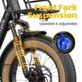 thumbnail image 5 of GSPEED A15 Ebikes for Adults,1800W Peak Motor 48V 26Ah Dual Removable Battery ,28 MPH,160mi Range, 20" Electric Bicycle,White., 5 of 8