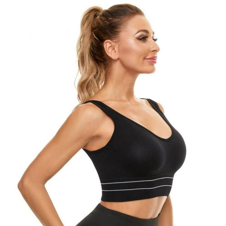 Xmarks Plus Size Racerback Sports Bras for Women High Support