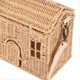 thumbnail image 4 of Handwoven Rattan Bag House Shape Portable Handle Adjustable Strap Rattan Shoulder Bag for Beach Travel Outing, 4 of 4