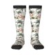 thumbnail image 1 of Fotbe Flamingo Palm Trees Calcetas Divertidas Estampadas para Hombre y Mujer, Calcetas de Algodón hasta la Rodilla para Caminar, Correr, Enfermería y Embarazo, 1 of 6