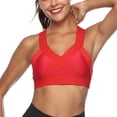thumbnail image 4 of Yuyuzo Sports Bras for Women High Support Seamless Wireless Racerback Running Comfy Active Crop Tank Tops, 4 of 7