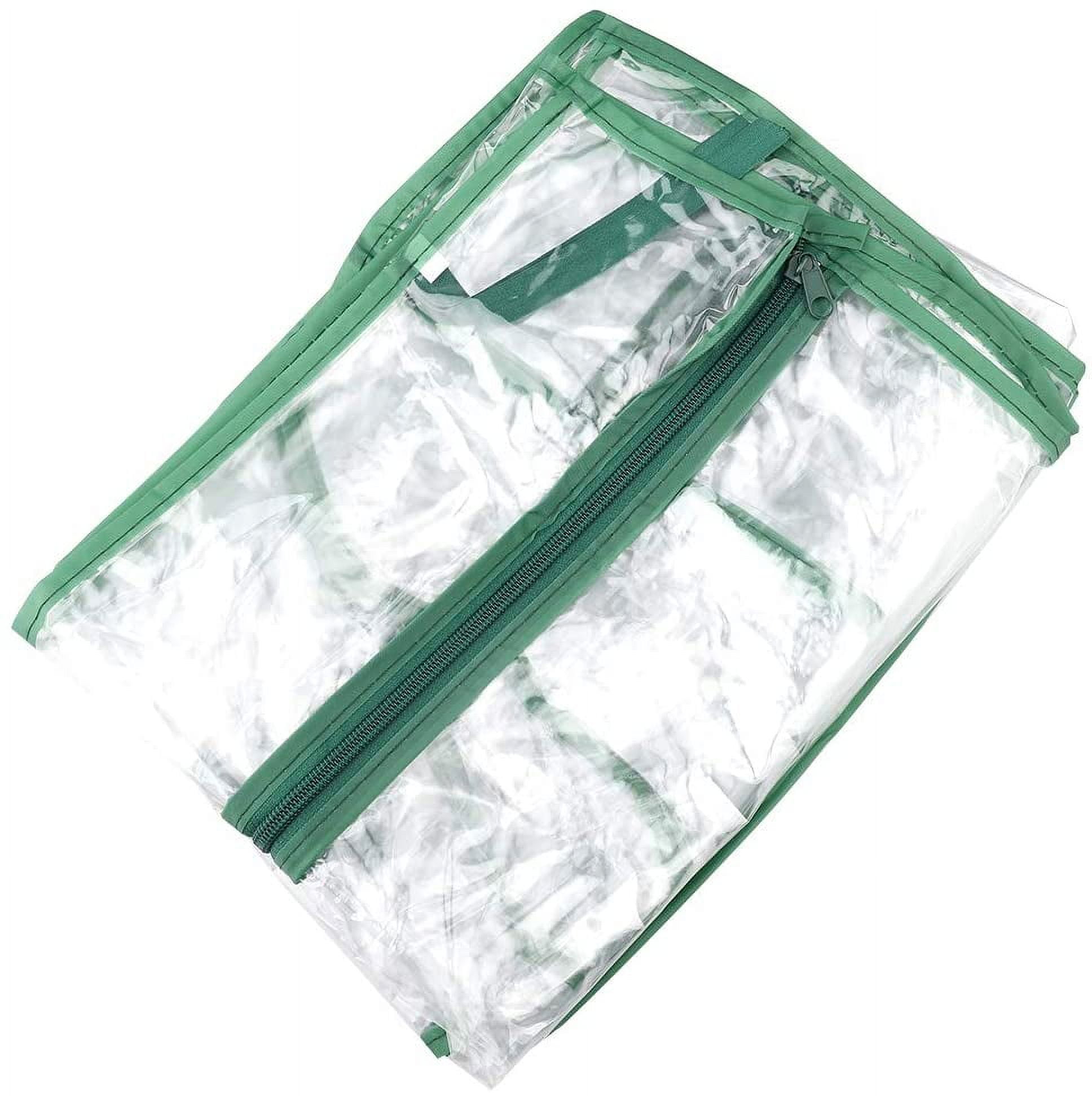 SLGHLSAHG Mini Greenhouse Replacement Cover, 3 Tier Clear PVC Garden Plant Cover Waterproof Tarp Tent for Indoor Outdoor Herb Flower Growing (Shelf not Included) A6073
