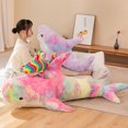 thumbnail image 4 of Oreiller Requin Jouet en Peluche Lit de Poupée Coussin de Sommeil Confortable et Mignon Coussin de Poupée Multicolore, 4 of 6