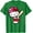 Irish Green, variant on Hello Kitty Baseball Cute DTG Print Unisex T-Shirt,White Color,Size L