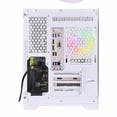 thumbnail image 4 of Periphio Atlas Gaming PC, AMD Ryzen 5 5600G up to 4.4GHz with Radeon RX Vega 7 Graphics (Gaming Optimized), 16GB RAM, 1TB SSD, WiFi, Windows 11 Desktop, White, Full Battlestation, 4 of 8