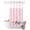Valentine's DayZF6573, variant on No Hook Shower Curtain with Built-in Rings - Rainbow Minimalnist Stripe Washable Waterproof Fabric Bathroom Curtains for Hotel,Rentals, Stall 36 X 78 Inch , Candy Texture