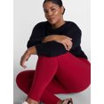 thumbnail image 4 of Terra & Sky Women's Plus High Waist Full Length Leggings, Sizes 0X-5X, 4 of 5