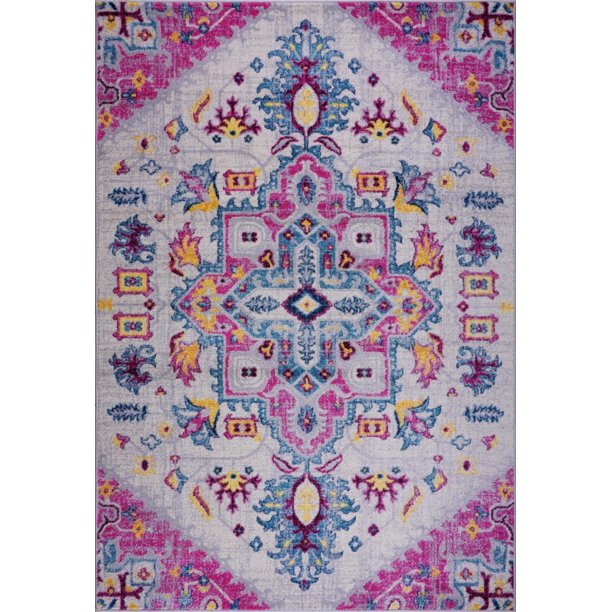 Ladole Rugs Shareen Traditional Design Soft Sustainable Area Rug Carpet