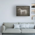 thumbnail image 2 of Ryan Fowler 'White Horse With Words' Canvas Art, 2 of 4