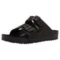 thumbnail image 4 of Brown Oak Women's Comfort Slides Double Buckle Adjustable EVA Flat Sandals, 4 of 7