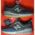 thumbnail image 2 of Size 9.5 - New Balance Mita Sneakers x 574 Black Blue, 2 of 6