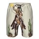 thumbnail image 3 of Fotbe Vintage Cowboy Riding Horse Trajes de Baño Estampados para Hombre, Shorts de Verano de Secado Rápido, Ropa de Playa, Bañadores-Medium, 3 of 6
