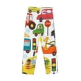 thumbnail image 5 of Daiia Transports with Animals Men's Sleep Pant with Pockets and Drawstring,Pajama Pants-Medium, 5 of 9