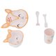 thumbnail image 3 of Platos para niños, platos para bebés con agarre, tenedor, platos para niños, platos de comida divididos, diseño fácil de usar, 3 of 14
