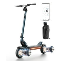 Ousini Dual Motors Electric Scooter for Adults,50 Miles Range,37 mph,Smart APP Control Foldable E Scooter