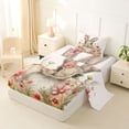 thumbnail image 2 of Erosebridal Easter Eggs Twin Sheet Sets,Kawaii Bunny Rabbit Bedding For Kids Girls 3-Piece, 2 of 6