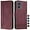 Red wine, variant on Case for Moto Edge 2024 5G Case Wallet with Card Holder Kickstand Magnetic Clasp PU Leather Flip Shockproof Protective Flip Case for Motorola Moto Edge 2024 5G Black HX