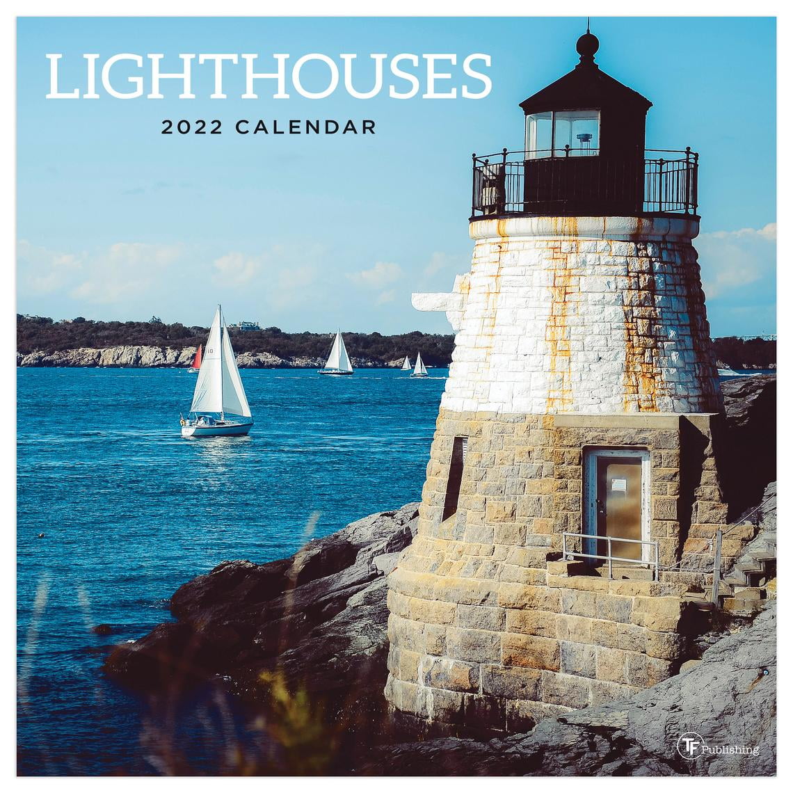 2022 Lighthouses Wall Calendar, 12 x 12 Inches