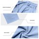 thumbnail image 5 of Ceisia Men's Linen-Like Casual Straight Pants Elastic Waist Drawstring Trousers With Decorative Chain Gifts, 5 of 9